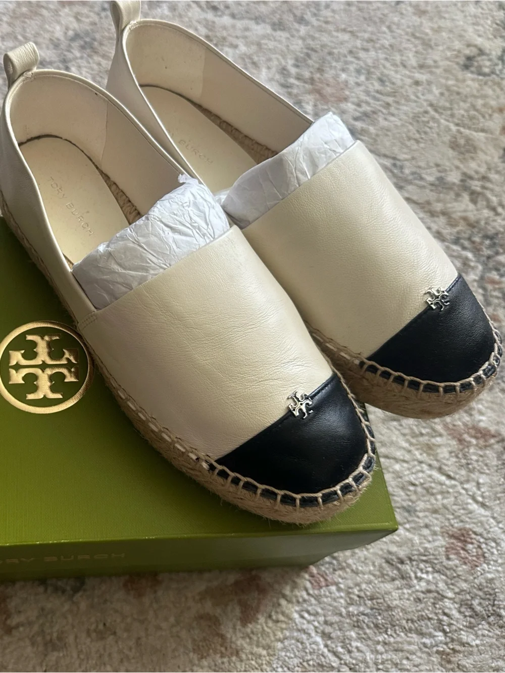 Tory Burch Cap-Toe Platform Espadrille